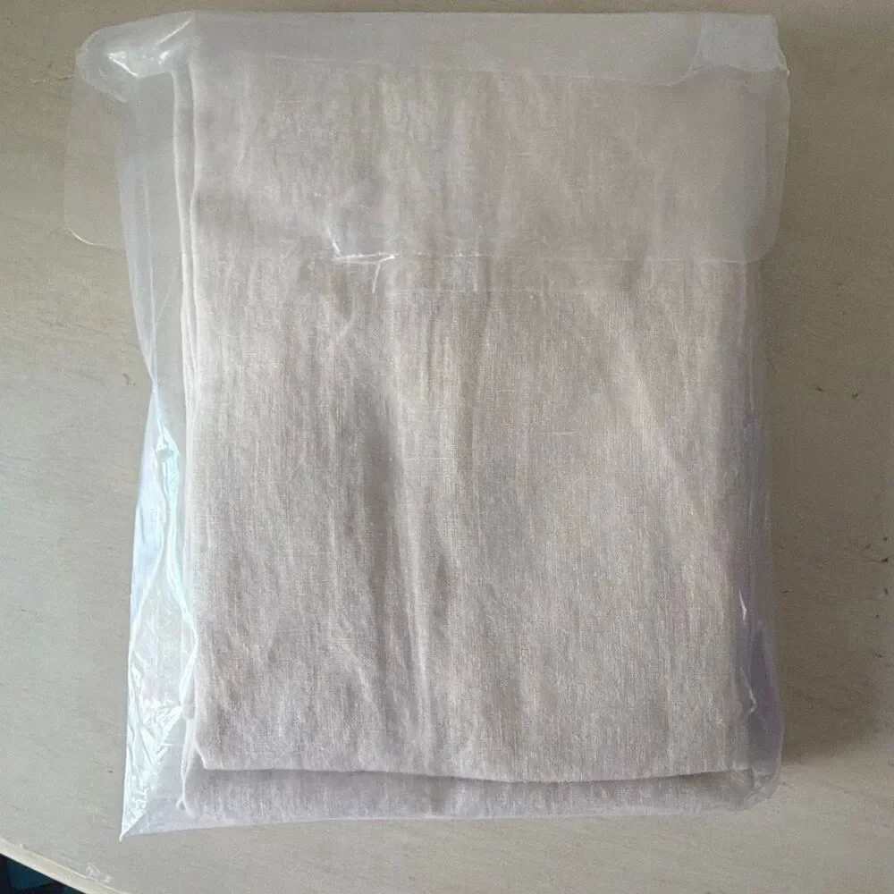 New Company Store Legends Hotel Parchment Vintage Linen King Pillowcases Set of